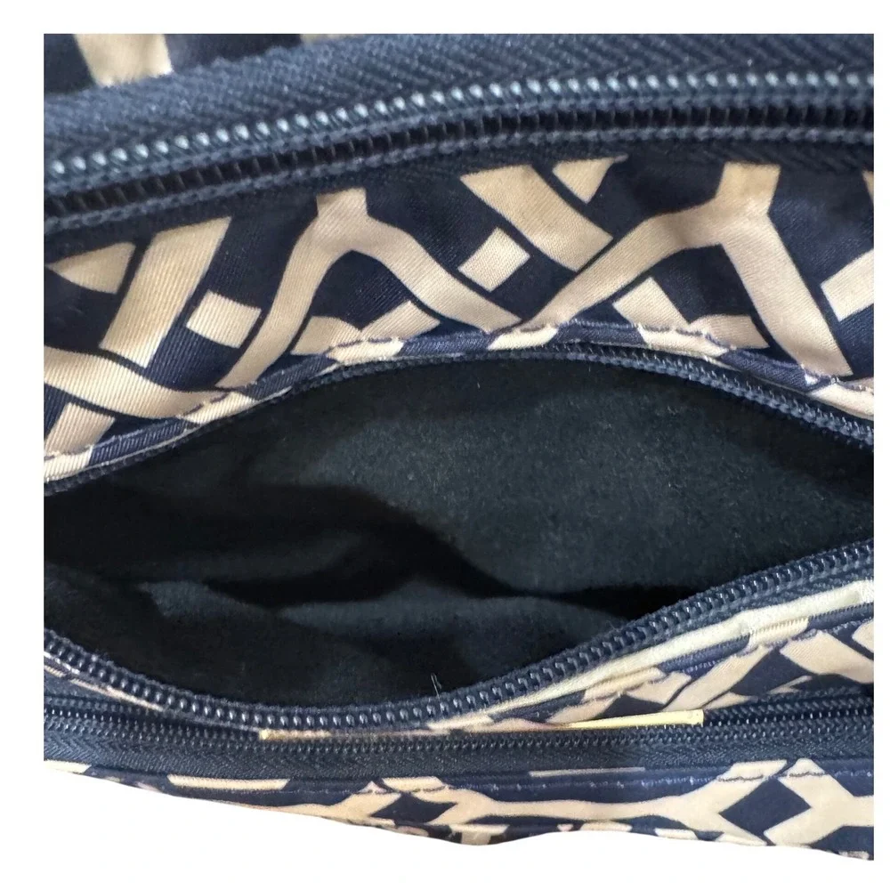 Jujube BFF Diaper Bag Duchess‎ Navy Cream Geometric Backpack Messenger Bag